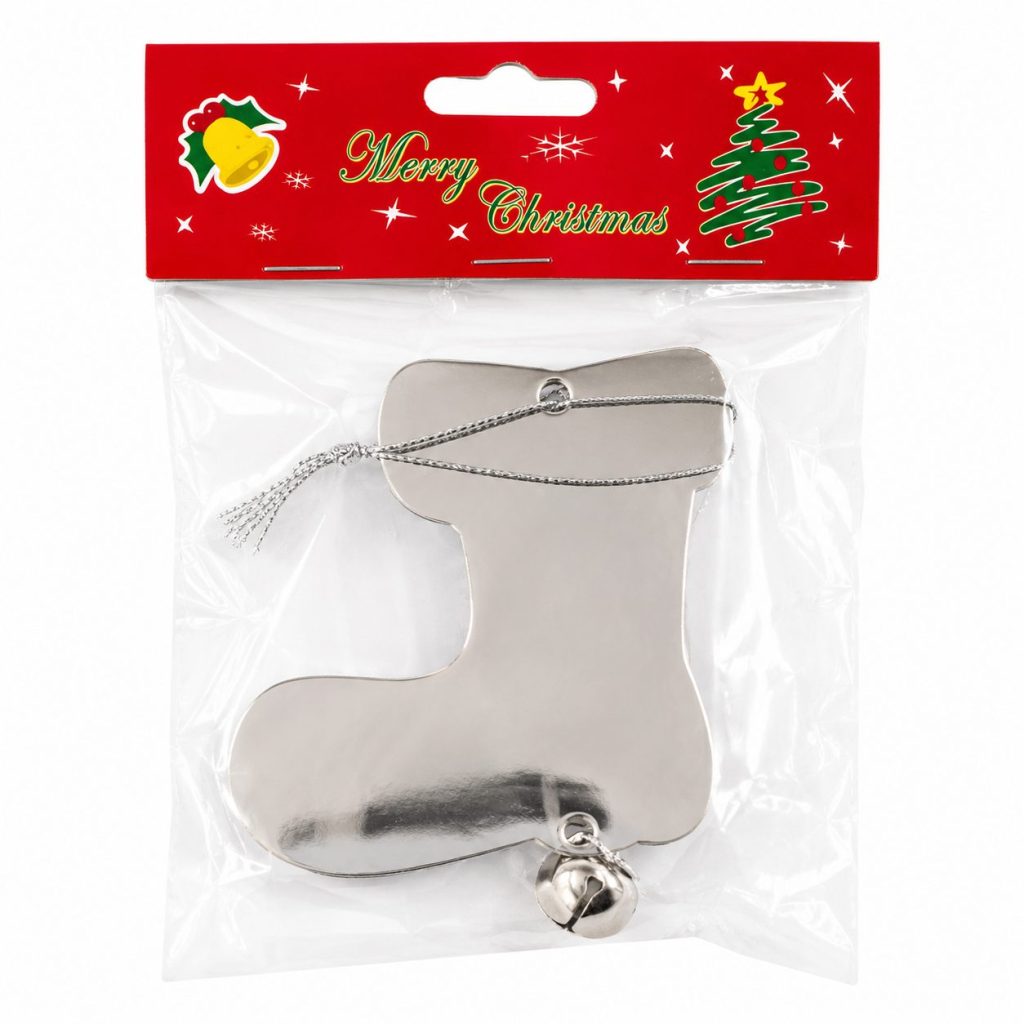 Ornament brad, Flippy, Gheata, Argintiu, Lucios, 10*25CM, Acril, Interior/ Exterior