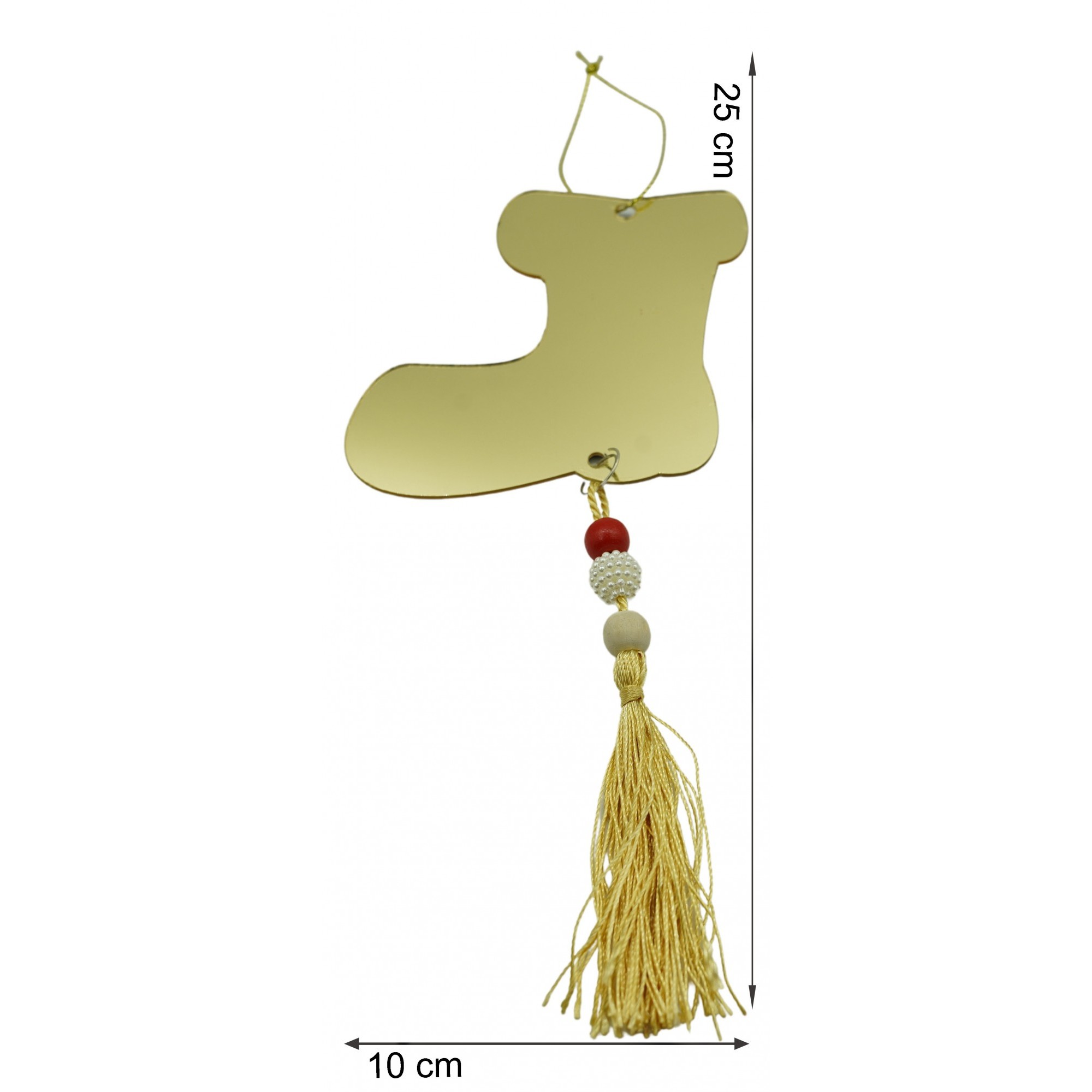 Ornament brad, Flippy, Gheata, Auriu, Lucios, 10*25CM, Acril, Interior/ Exterior - Image 6