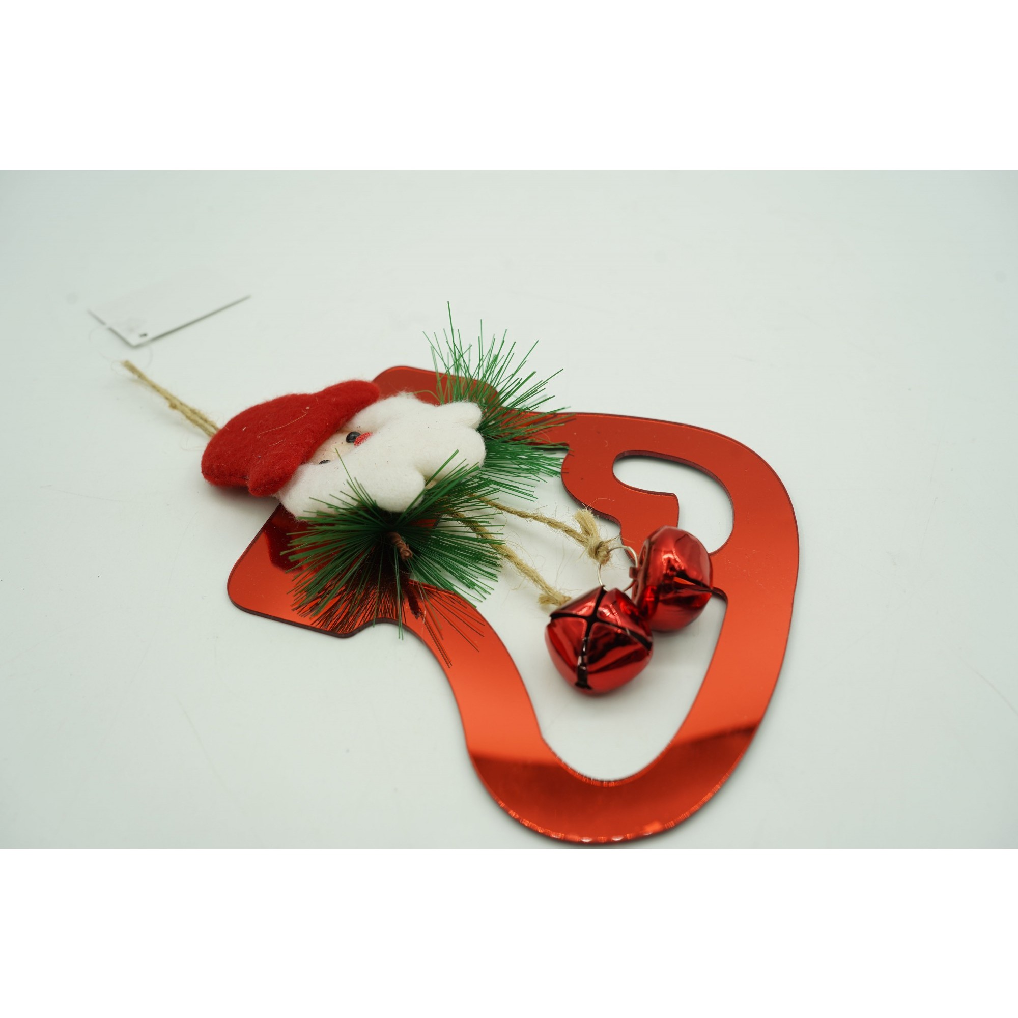 Ornament brad, Flippy, Gheata cu clopotei, Rosu, Lucios, 15*20CM, Acril, Interior/ Exterior - Image 2