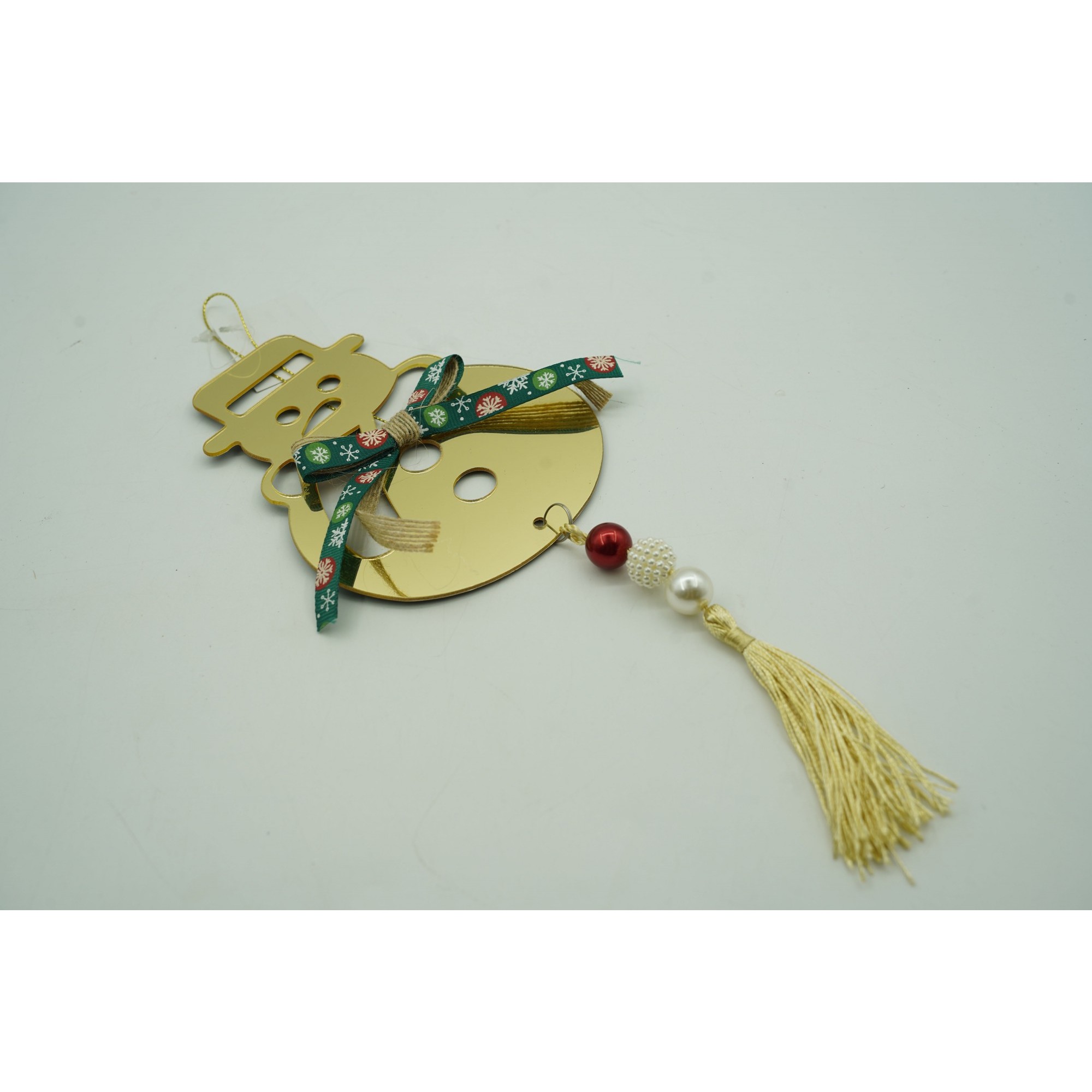 Ornament brad, Flippy, Om de zapada, Auriu, Lucios, 14*30CM, Acril, Interior/ Exterior - Image 5