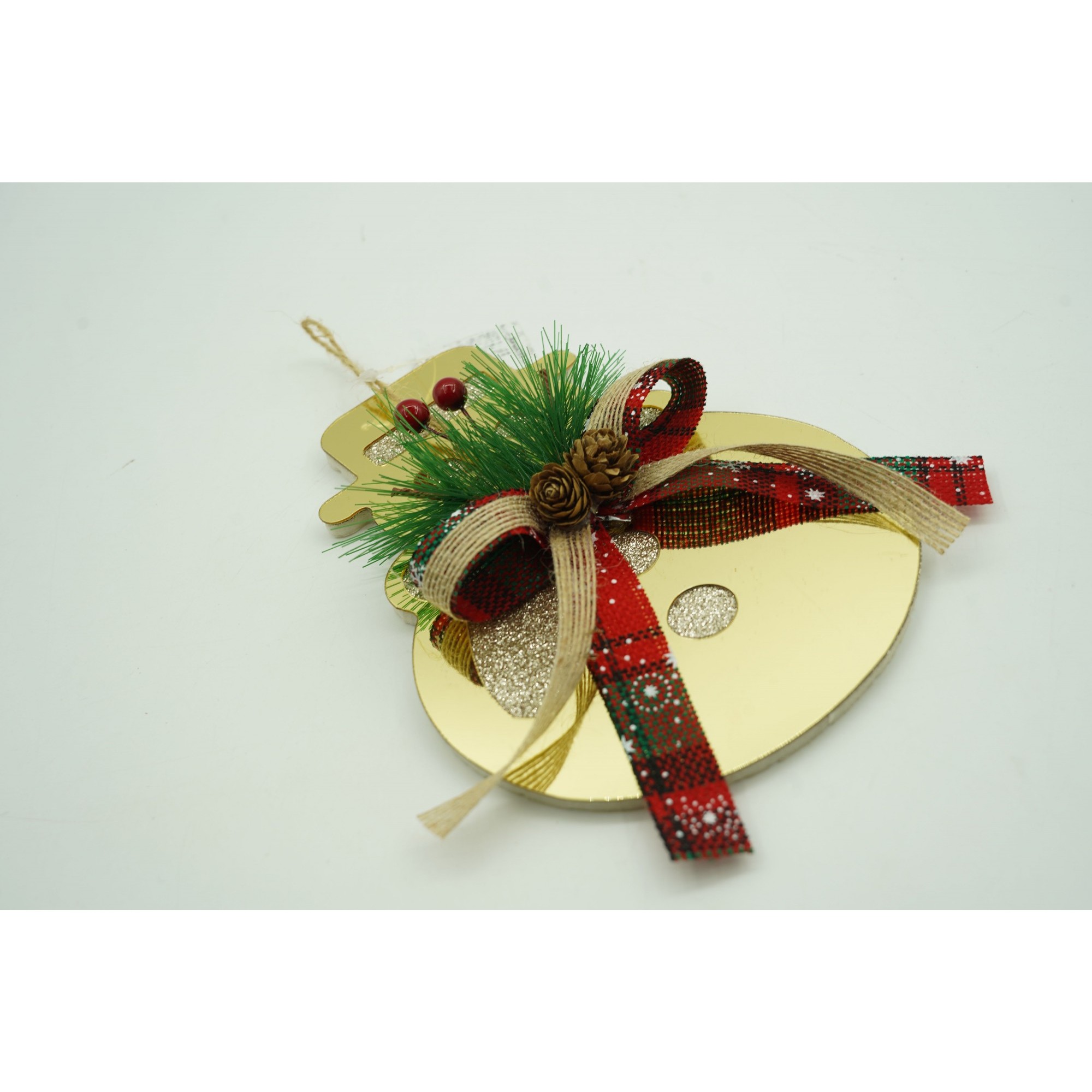 Ornament brad, Flippy, Om de zapada, Auriu, Lucios, 16*17CM, Acril, Interior/ Exterior - Image 4