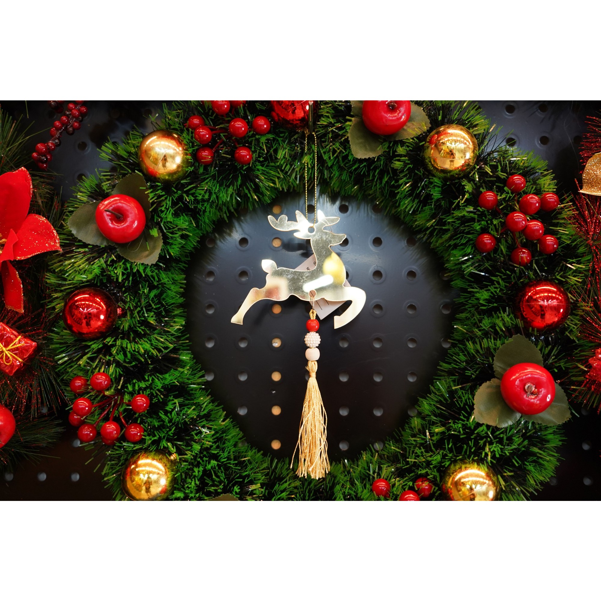 Ornament brad, Flippy, Ren, Auriu, Lucios, 10*25CM, Acril, Interior/ Exterior - Image 2