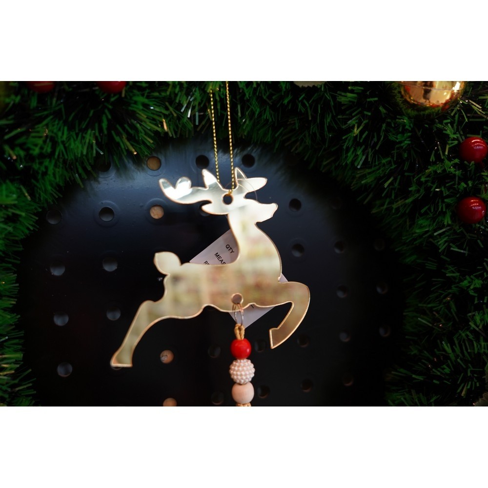 Ornament brad, Flippy, Ren, Auriu, Lucios, 10*25CM, Acril, Interior/ Exterior - Image 8
