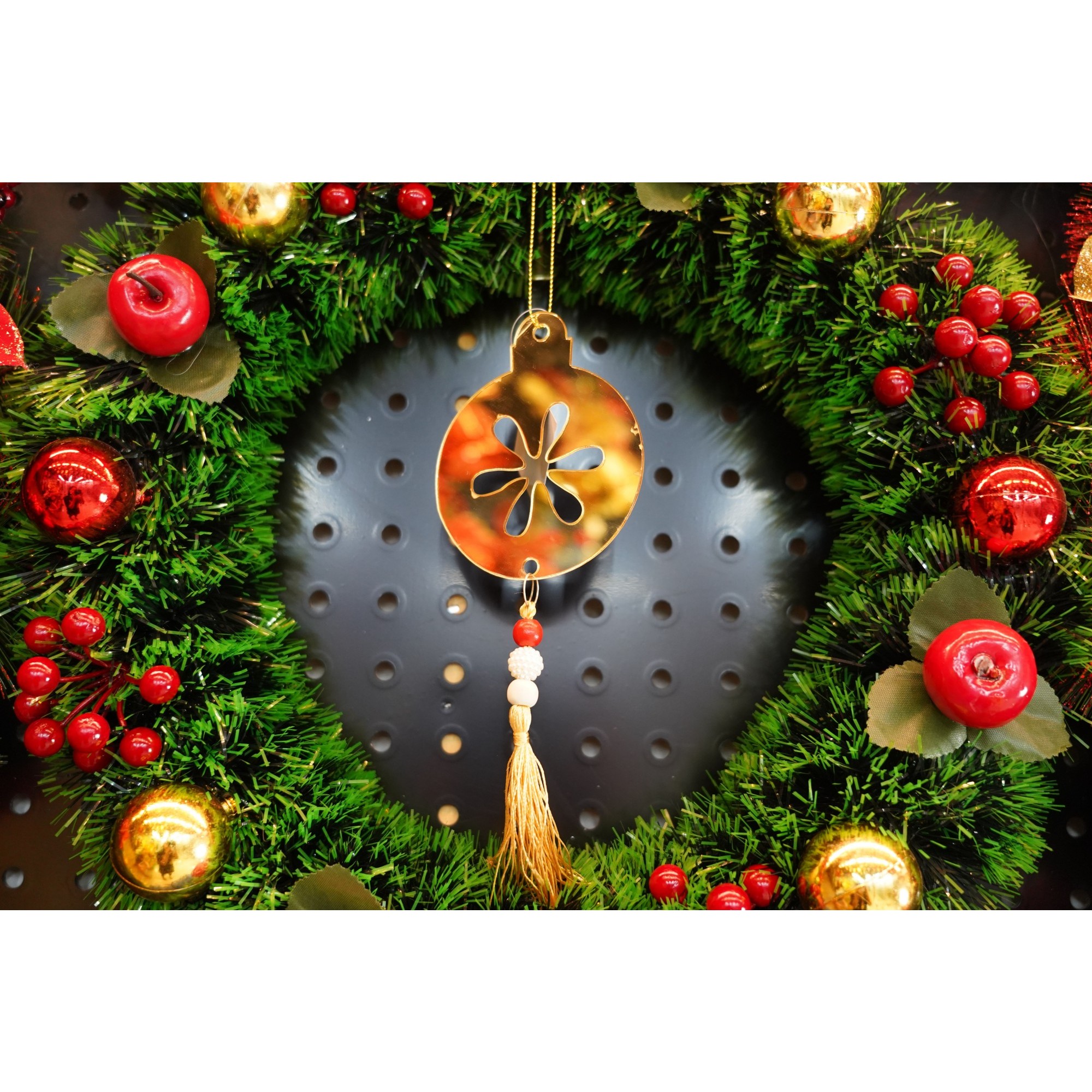 Ornament brad, Flippy, Rotund, Auriu, Lucios, 10*23CM, Acril, Interior/ Exterior - Image 2