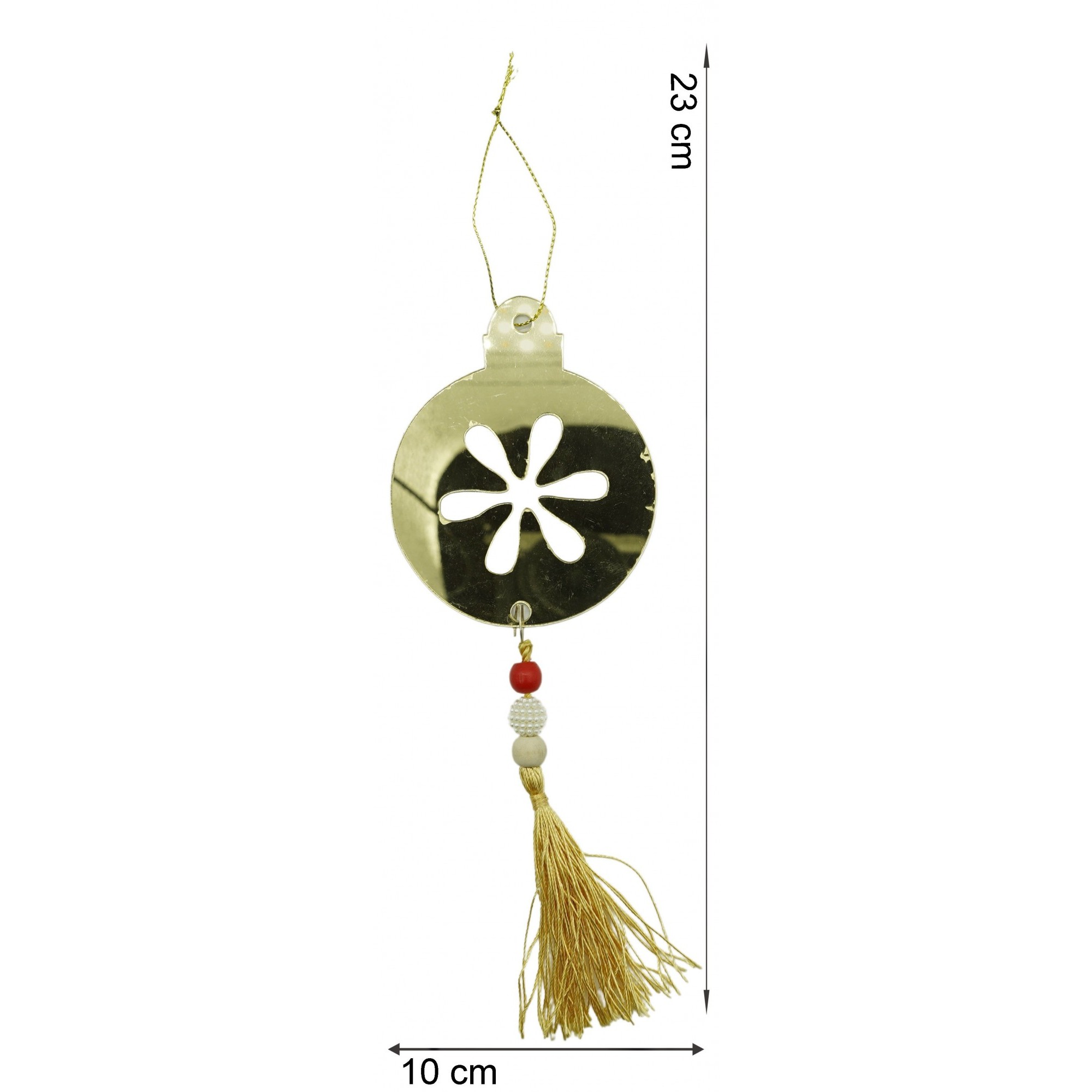Ornament brad, Flippy, Rotund, Auriu, Lucios, 10*23CM, Acril, Interior/ Exterior - Image 6