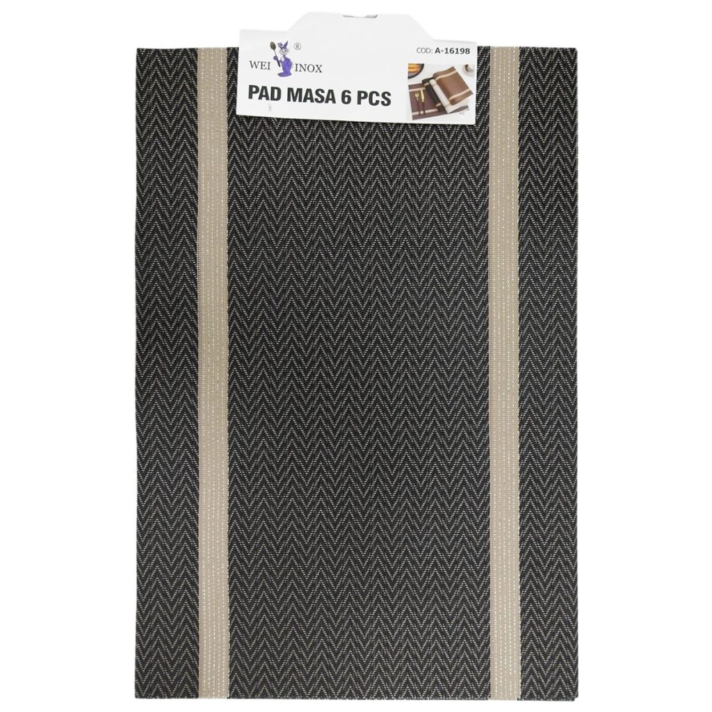 Pad Masa 6 piese 30x45cm PVC Wei A-16198