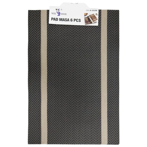 Pad Masa 6 piese 30x45cm PVC Wei A-16198