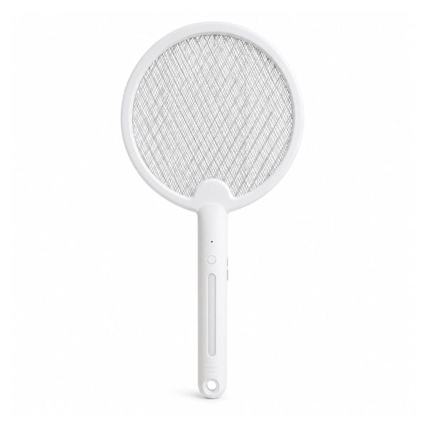 Paleta Electrica pentru Tantari si Insecte, Flippy, Dimensiune 47x23.5 cm, Racheta Anti-Insecte cu Plasa Metalica, Maner Ergonomic, Utilizare la Interior si Exterior