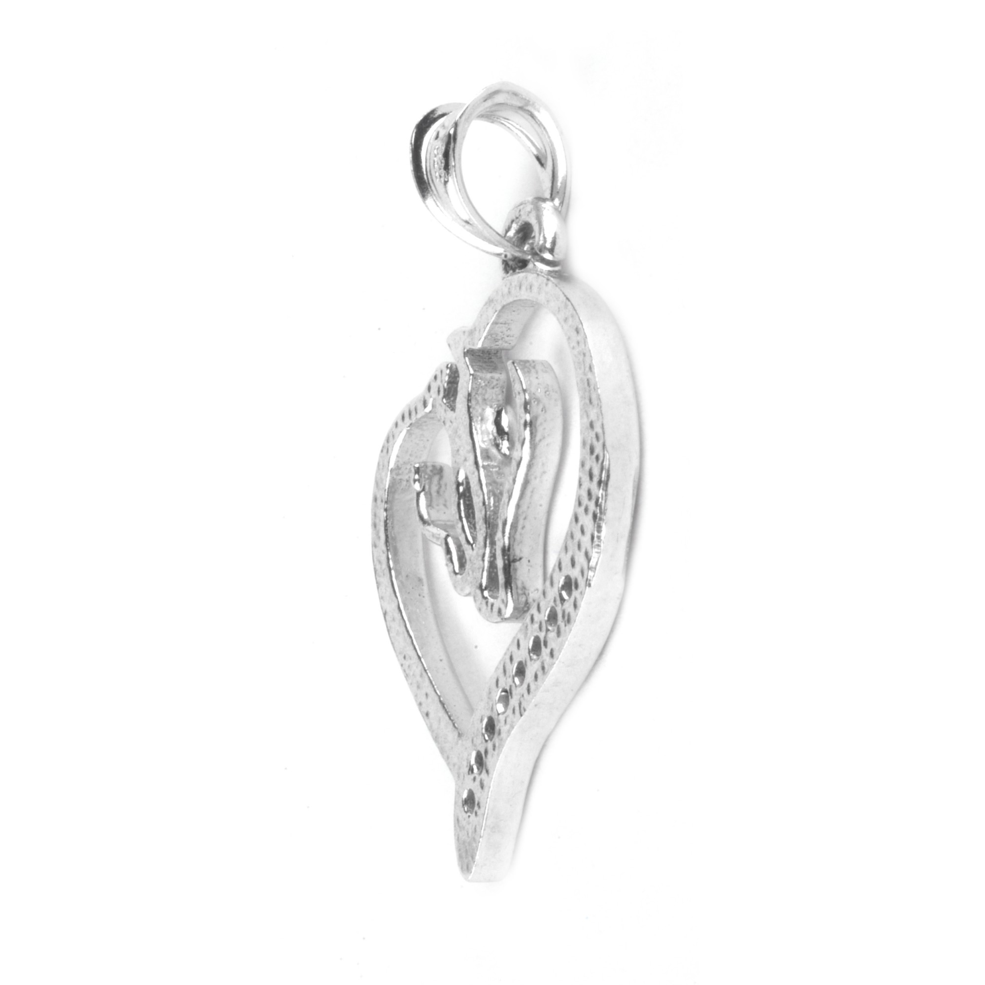 Pandantiv, Jolie Silver, Argint 925, Model Horses in Love, 16 x 20 mm, 1.5 g - Image 4