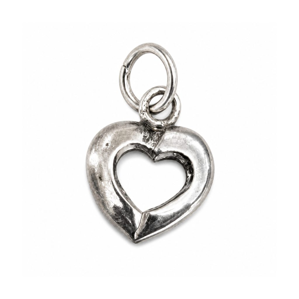 Pandantiv din Argint 925, Jolie Silver, Model Inima Conturata, Design Delicat, 18x12 mm, Greutate 0.9 g, Argintiu
