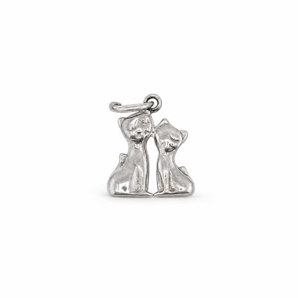Pandantiv din Argint 925 Jolie Silver, Model Pisicute, 17 x 11 mm, 0.8 g