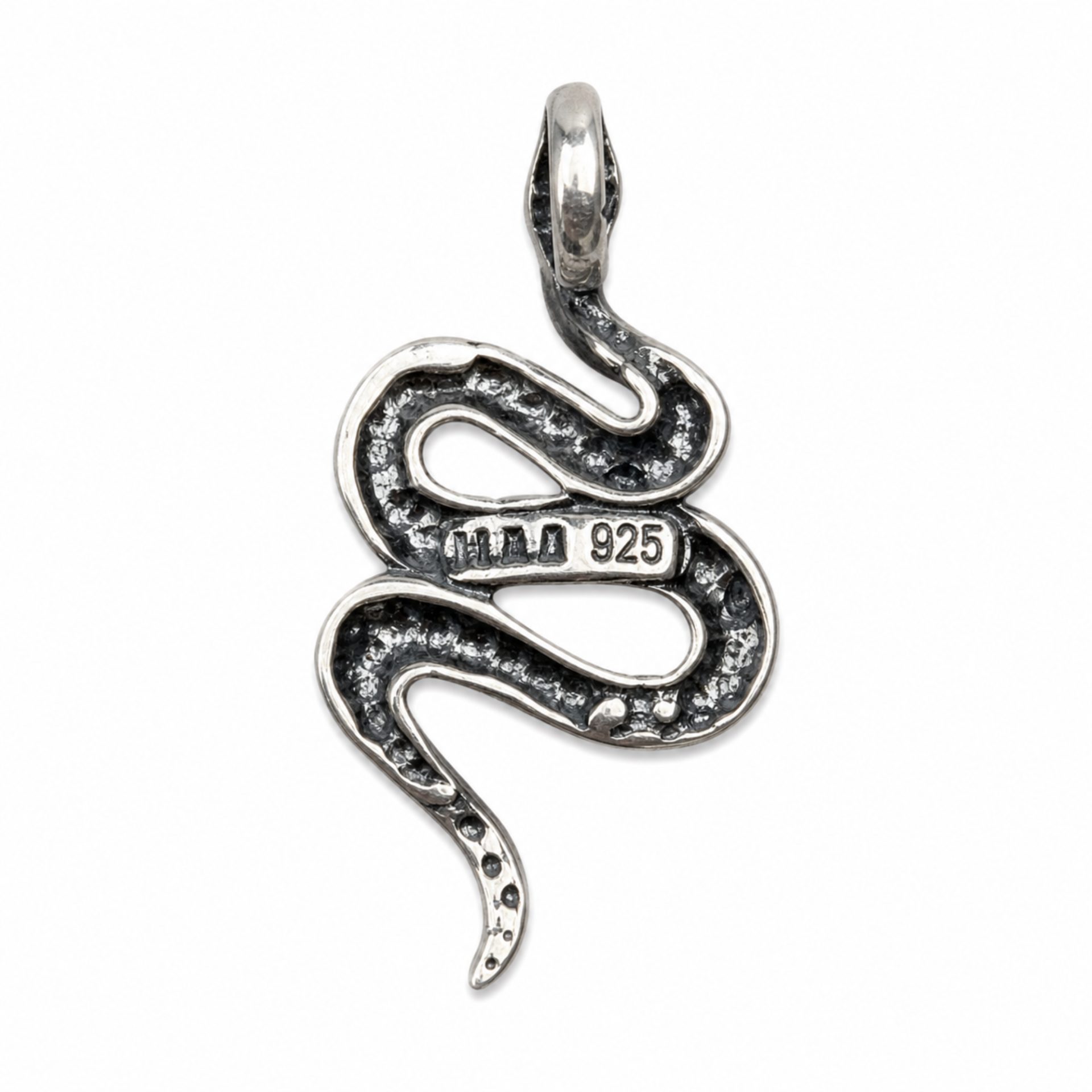 Pandantiv din Argint 925, Jolie Silver, Model Sarpe, Design Conturat, 20x10 mm, Greutate 1 g, Argintiu - Image 3
