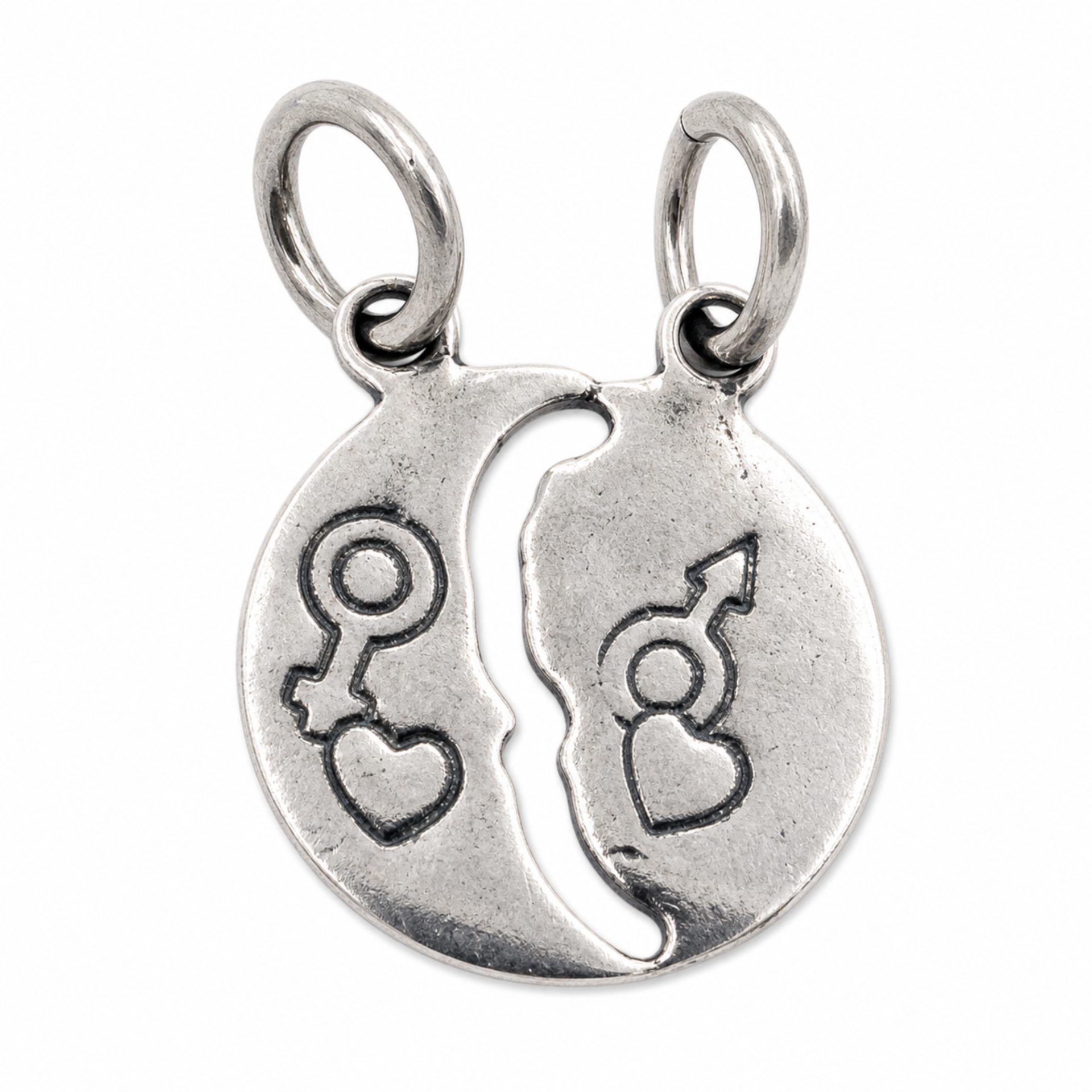 Pandantiv din Argint 925, Jolie Silver, Model Soare si Luna, Design Astral, 18x12 mm, Greutate 1.4 g, Argintiu - Image 4