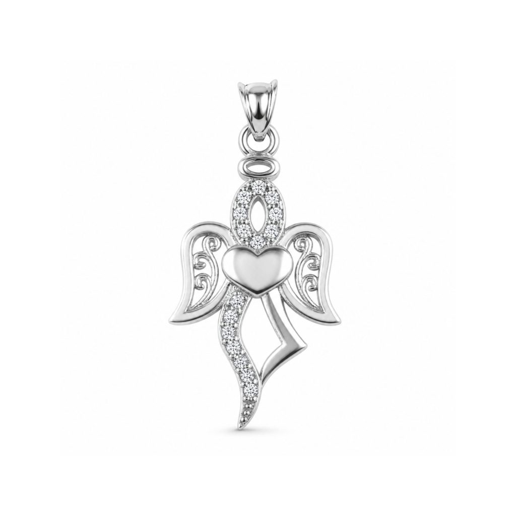 Pandantiv Flying Angel, Argint 925, 3 cm x 2 cm