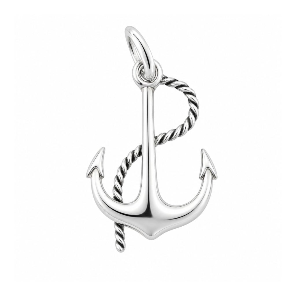 Pandantiv, Jolie Silver, Argint 925, Model Ancora, 22 x 14 mm, 0.8 g