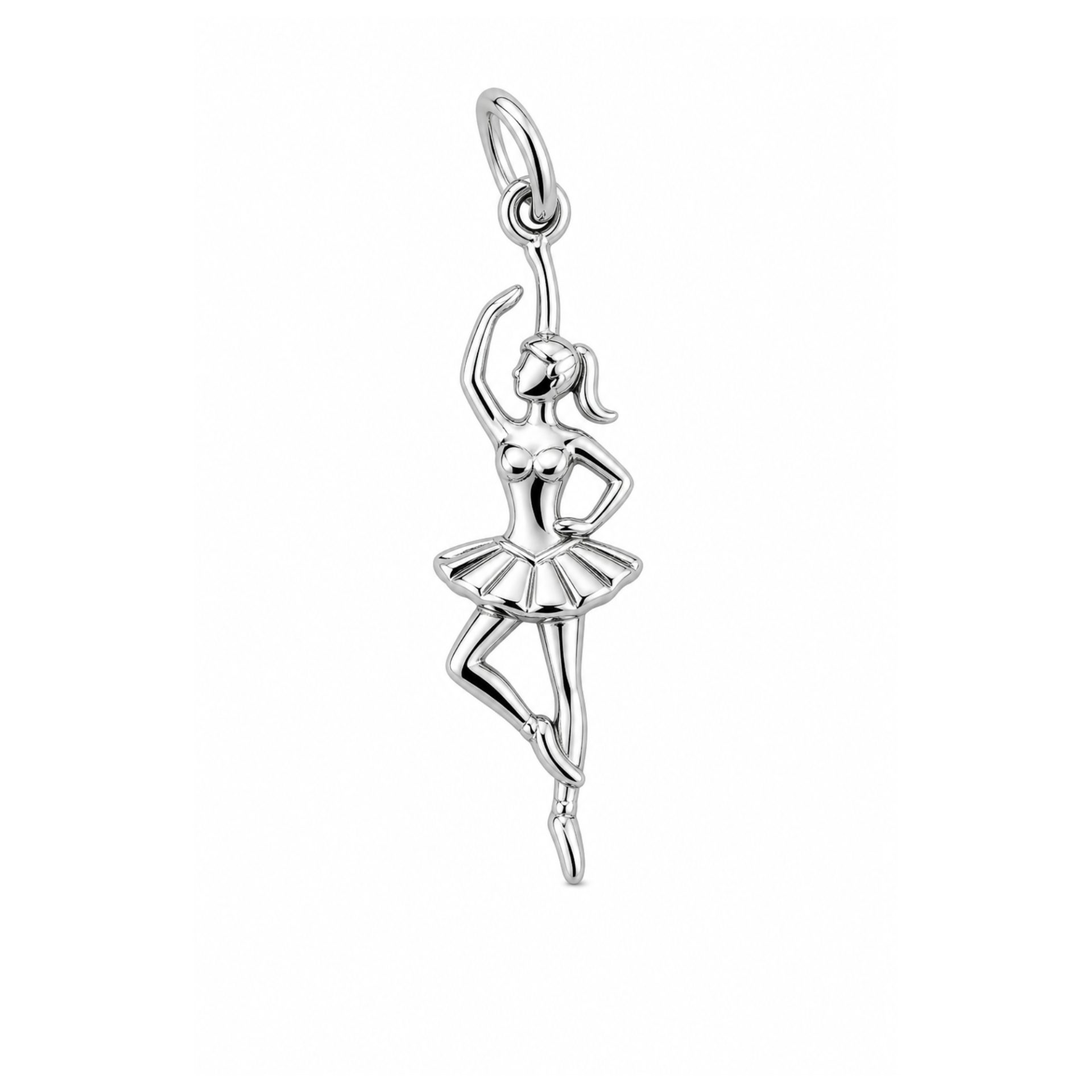 Pandantiv, Jolie Silver, Argint 925, Model Balerina, 27 x 10 mm, 0.9 g