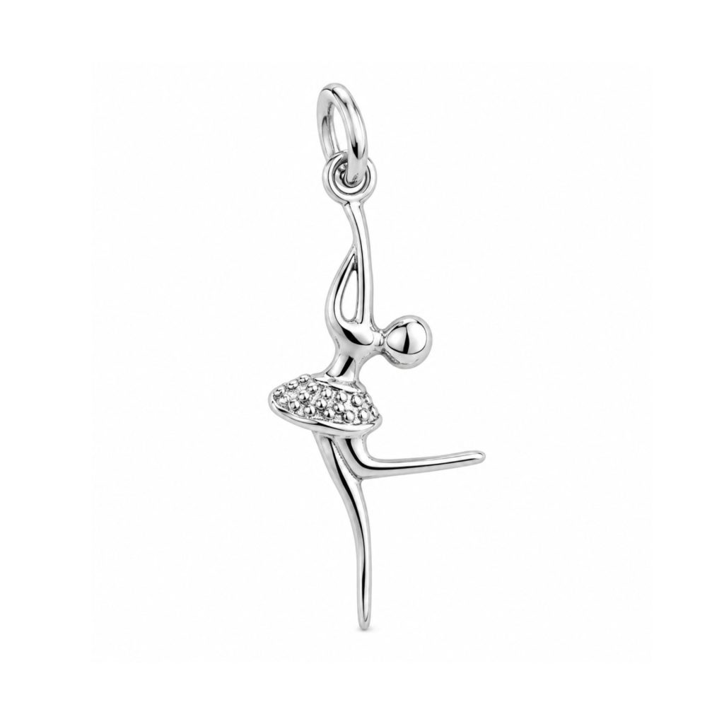 Pandantiv, Jolie Silver, Argint 925, Model Balerina Patinata, 1.3 g, 2.7 x 1.4 cm