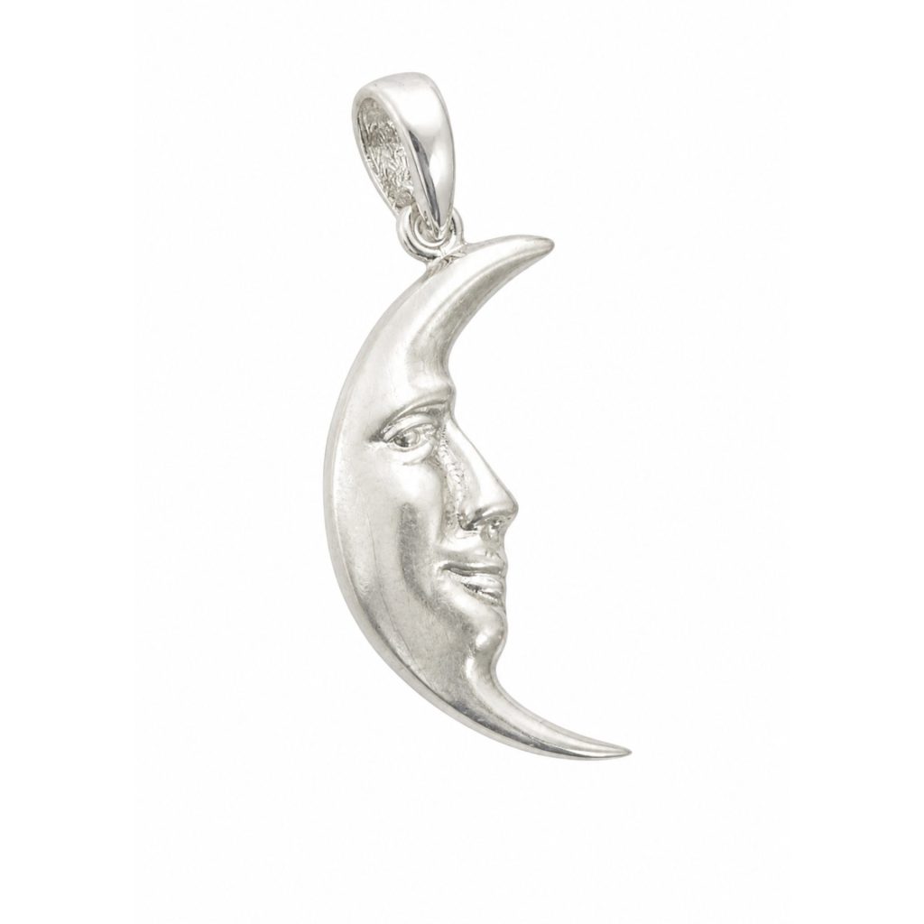 Pandantiv, Jolie Silver, Argint 925, Model Semiluna, 2.4 g, 26x10 mm