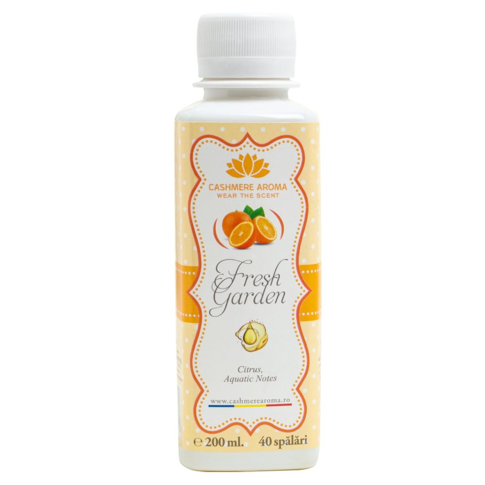 Parfum pentru Rufe, Cashmere Aroma, 200 ml Fresh Garden 40 spalari