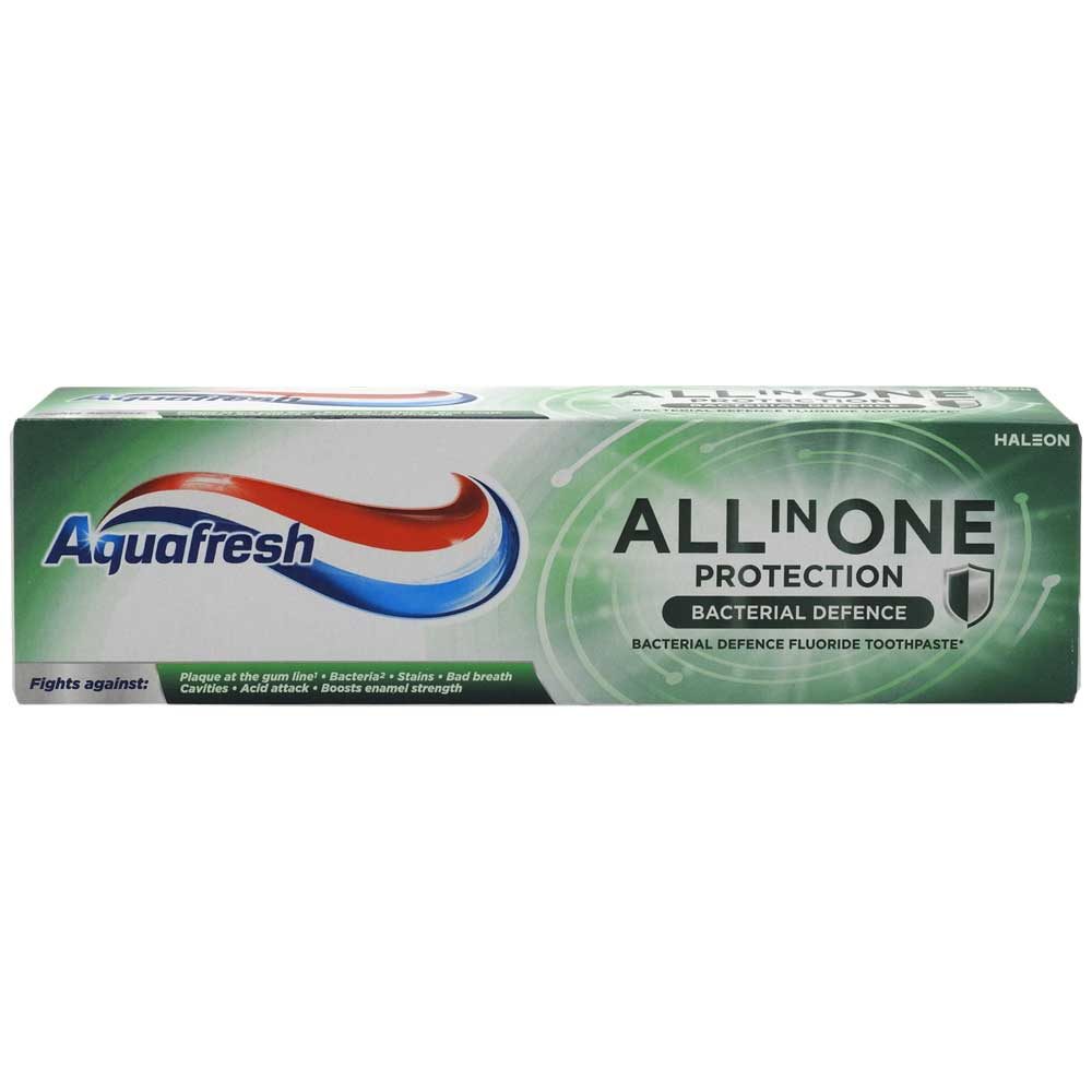 Pasta de Dinti, Aquafresh, 75 ml All in One Protection Bacterial Defence