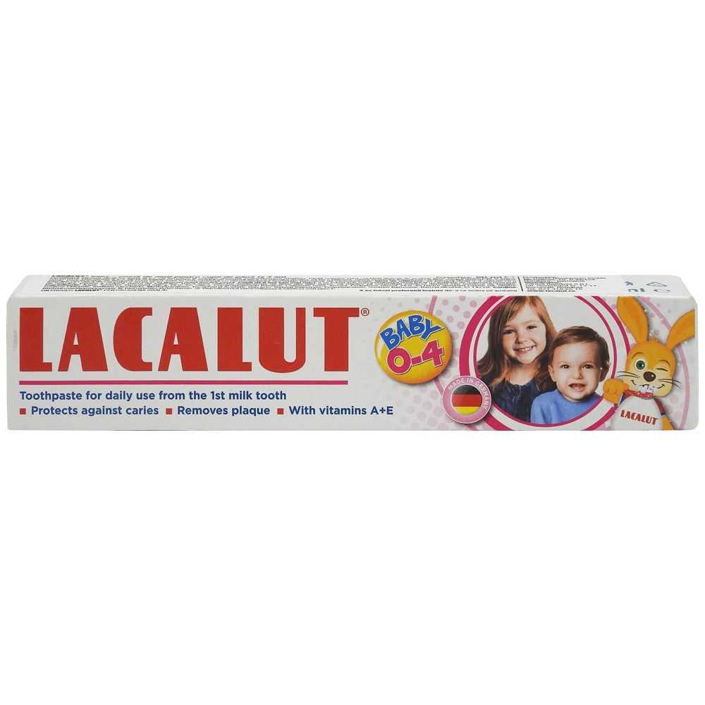 Pasta de Dinti, Lacalut, 50 ml Kids 0-4 Ani