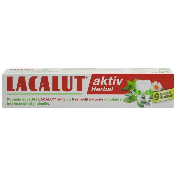 Pasta de Dinti, Lacalut, 75 ml Aktiv Herbal