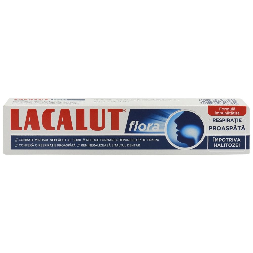 Pasta de Dinti, Lacalut, 75 ml Flora
