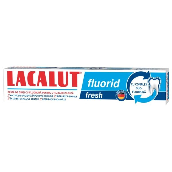 Pasta de Dinti, Lacalut, 75 ml Fluorid Fresh