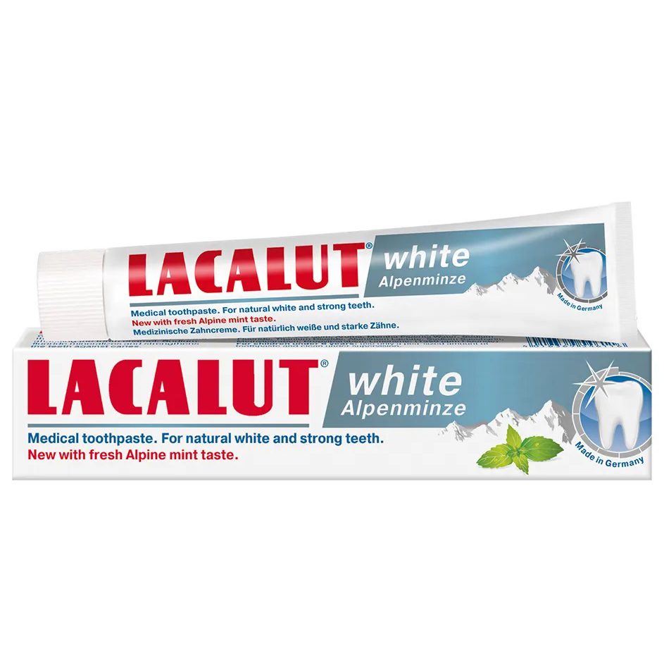Pasta de Dinti, Lacalut, 75 ml White Alpenminze