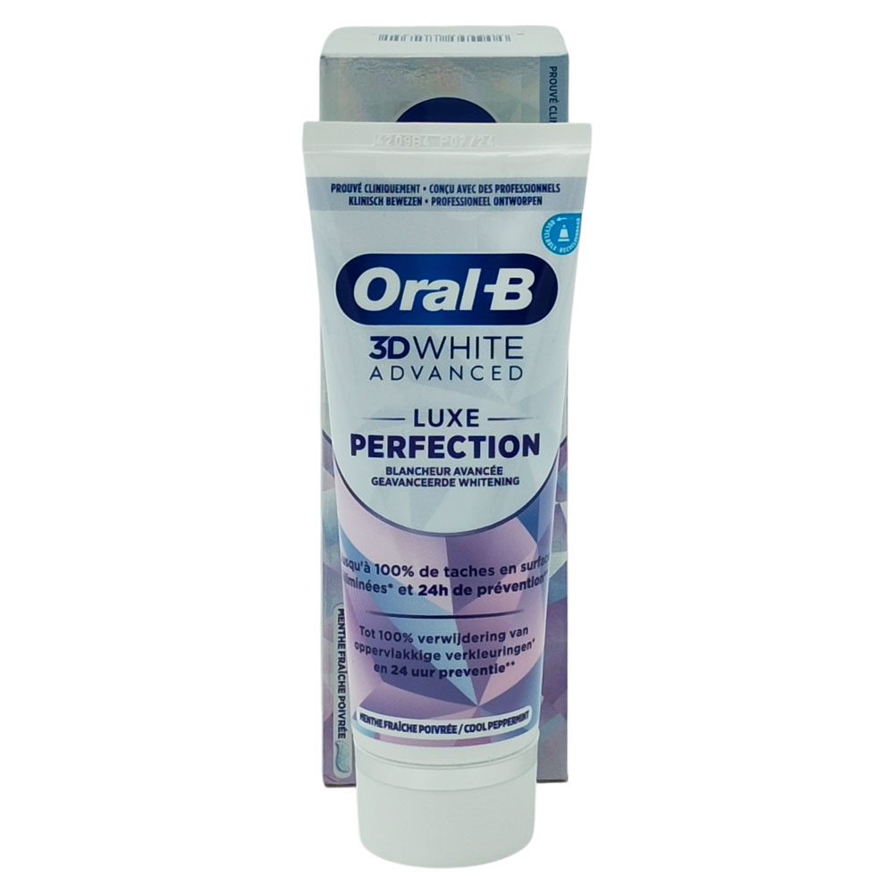 Pasta de Dinti, Oral B, 3DWHITE Advanced 75 ml Luxe Perfection