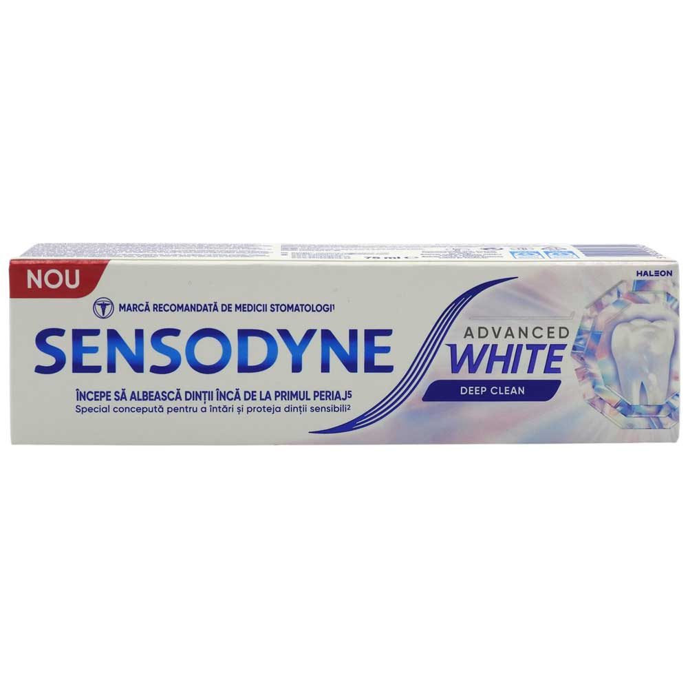 Pasta de Dinti, Sensodyne, 75 ml Advanced White Deep Clean