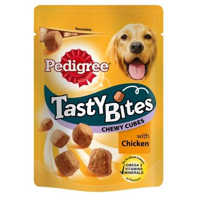 Pedigree Tasty Bites 130 g Pui