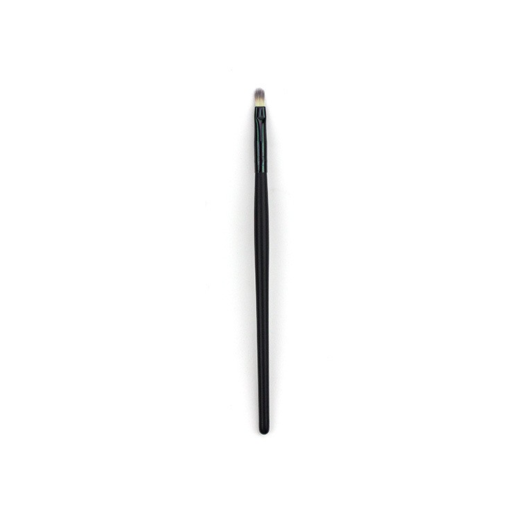 Pensula de Machiaj, Flippy, din Par Sintetic, pentru Detalii, 15.5 cm, Negru