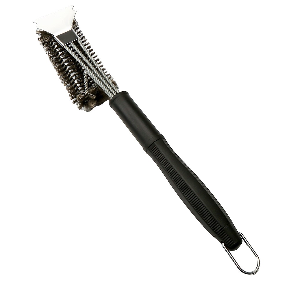 Perie de Sarma pentru Gratar, Flippy, Maner 45 cm, din Otel inoxidabil, 45X7X10,  Negru