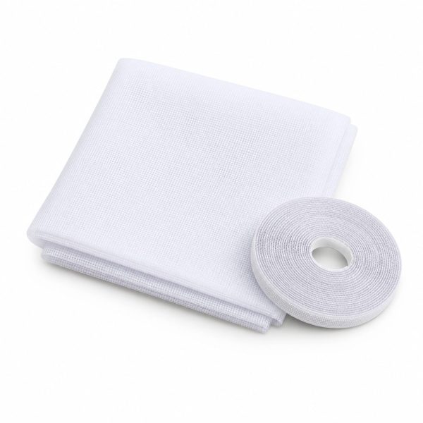 Plasa de Tantari pentru Geam, Flippy, Dimensiune 130x150 cm, Protectie Impotriva Insectelor, Montaj Simplu, Material Rezistent si Aerisire Eficienta, Transparent