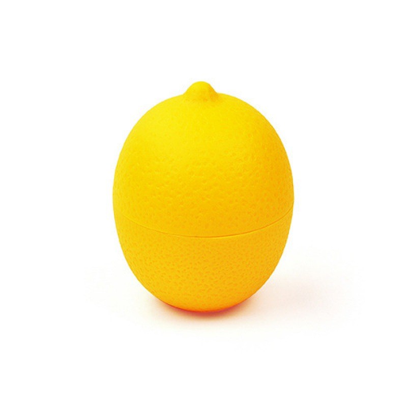 Cutie de depozitare si pastrare a alimentelor, Plastic, Flippy, Model Lamaie, 8x8x11 cm, Galbena