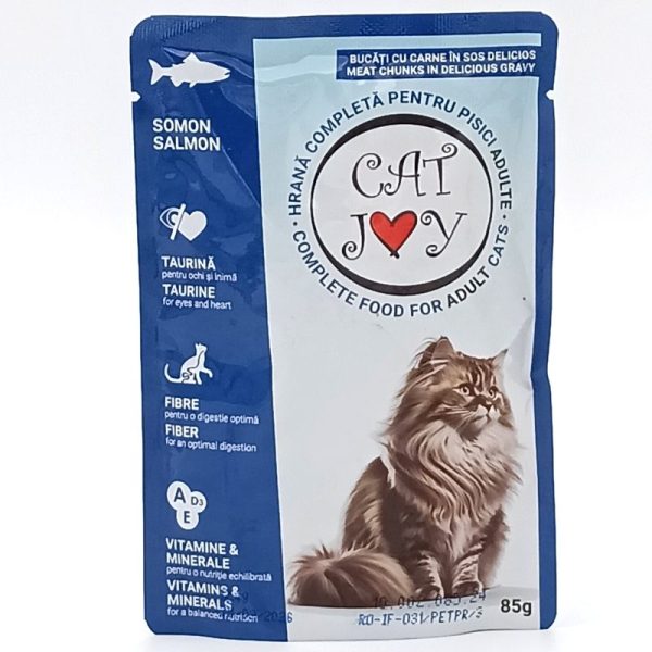 Plic, Cat Joy Hrana Pisici in Sos, 85 g Somon