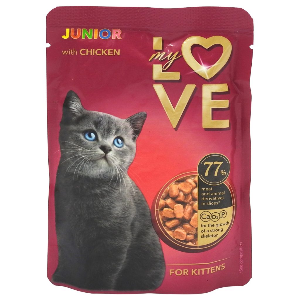 Plic, My Love, Junior 85 g Pui in Sos