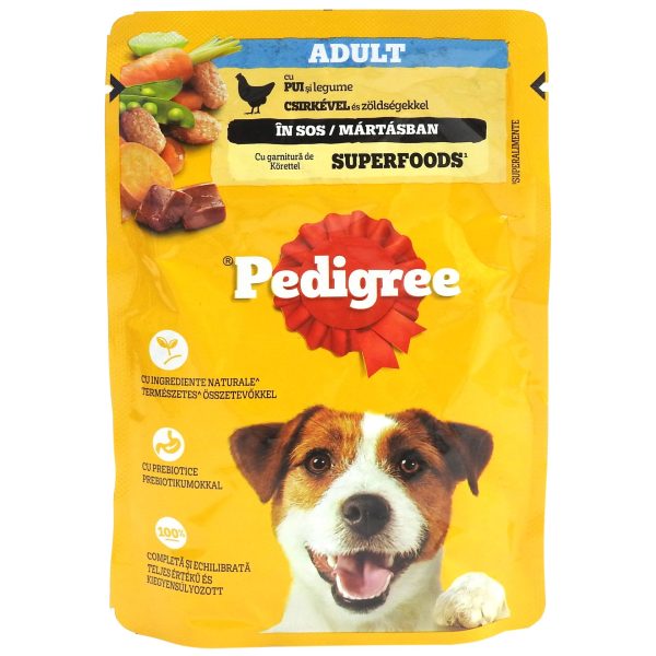 Plic, Pedigree, 100 g Pui Legume