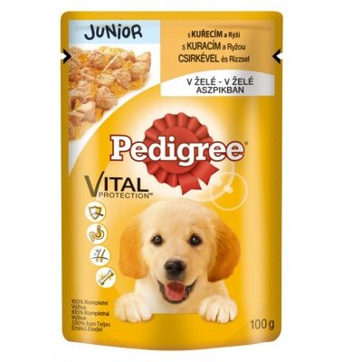 Plic, Pedigree, Junior 100 g Pui Orez