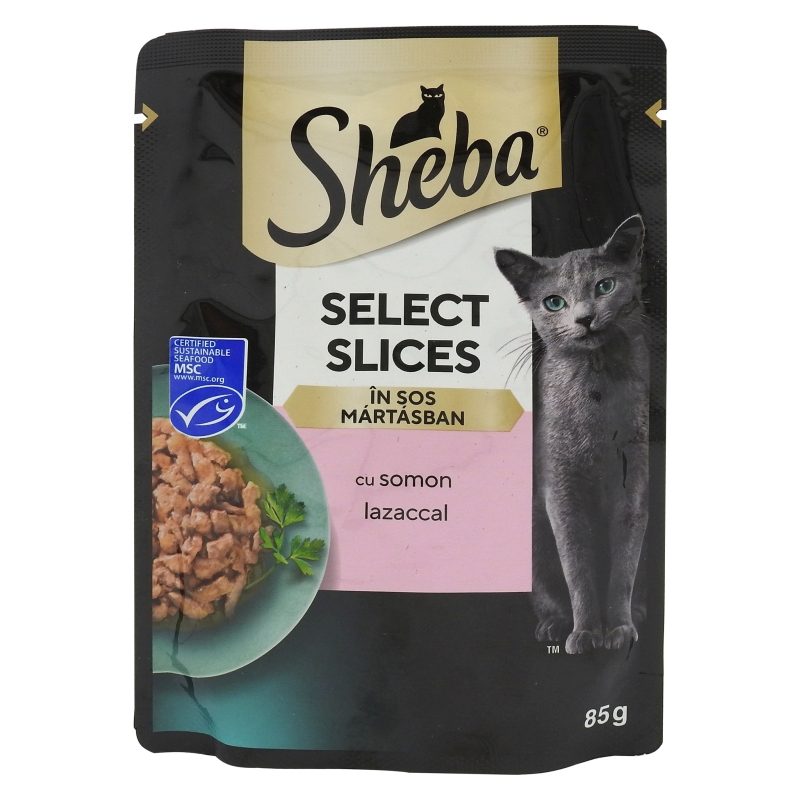 Plic, Sheba, 85 g Selectii Somon in Sos