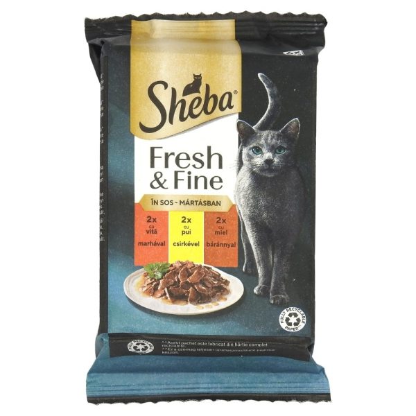 Plic, Sheba Mini Sel, 6 X 50 g Mixte