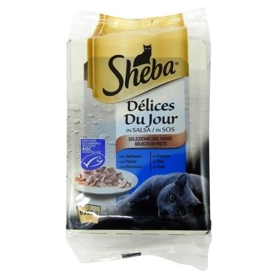 Plic, Sheba Mini Sel, 6 X 50 g Peste