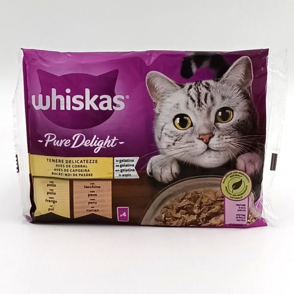 Plic, Whiskas, 4 X 85 g Selectii Pasare in Aspic
