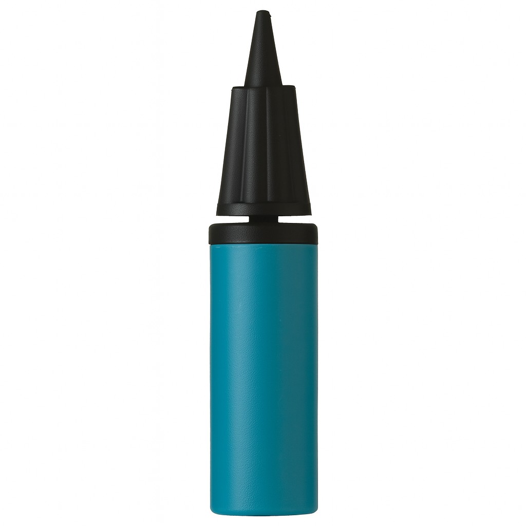 Pompa de Umflat Baloane, Flippy, din Plastic, Manuala, 27 x 4.5 cm, Albastru