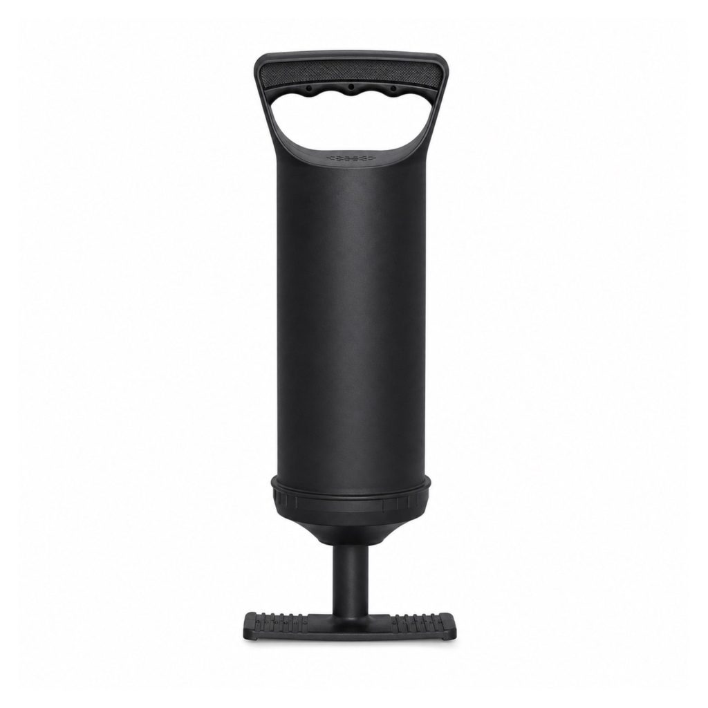 Pompa Manuala de Umflat, Flippy, Air Hammer, Capacitate 1850 cc, Pentru Saltele, Colace si Produse Gonflabile, Dimensiune 12 x 10.5 x 35 cm, Negru