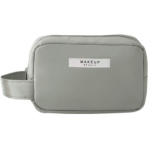 Portfard, Flippy, cu Maner, Material Impermeabil, pentru Cosmetice, 16 x 11 x 7 cm, Verde
