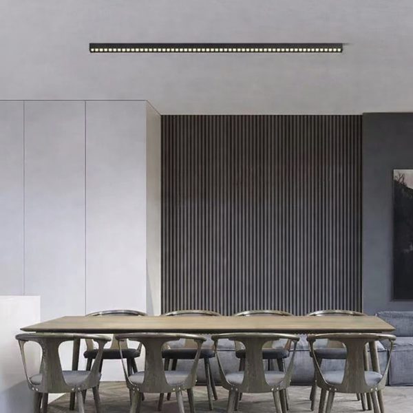 Proiector LED Liniar Aplicat Grila 72W, Lumina Neutra 4000k, 90 surse, 2.4 metri