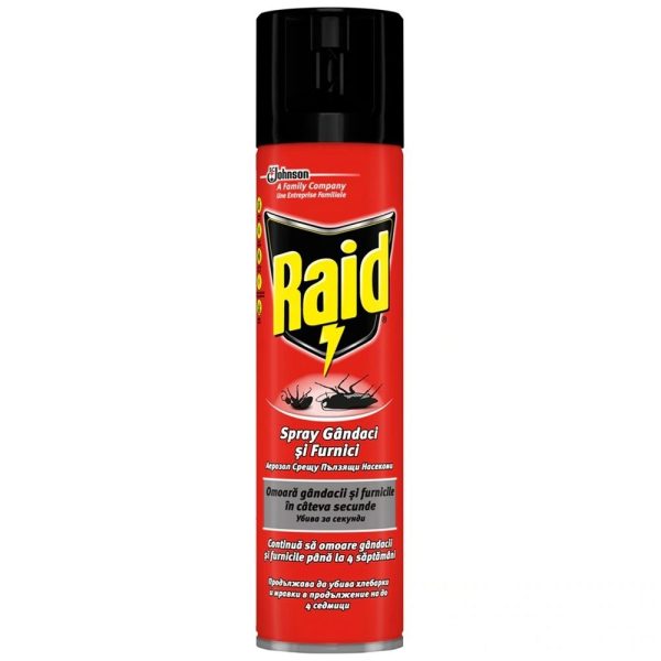 Raid Insecticid Gandaci Furnici 400 ml