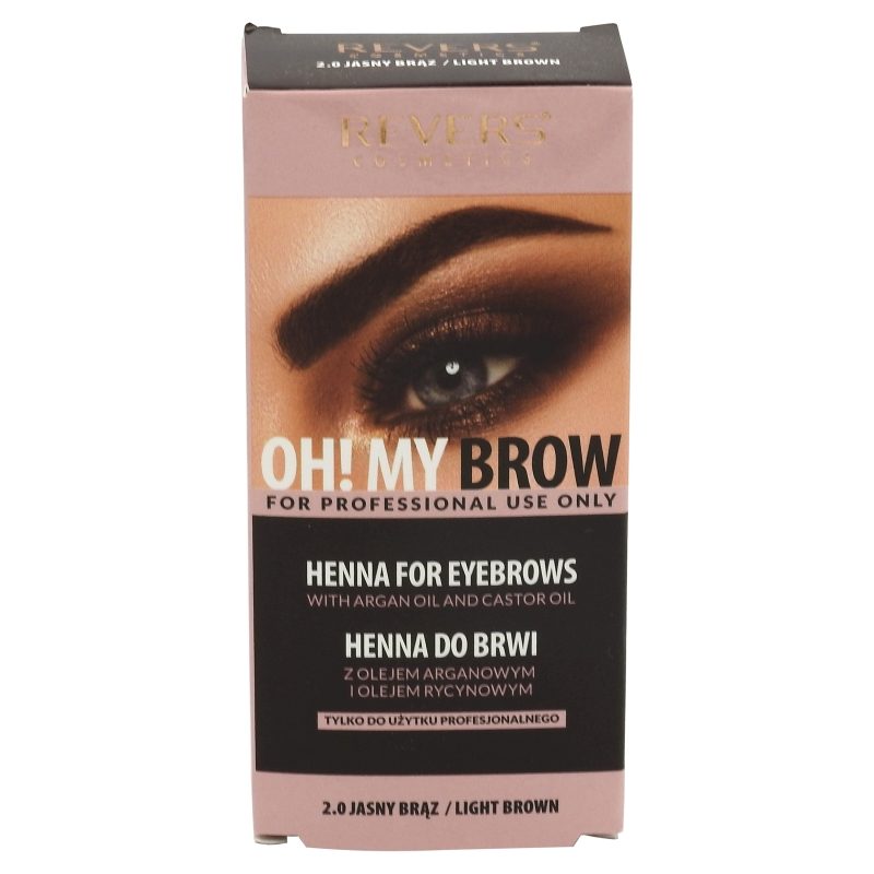 Revers Henna Procolor Vopsea Gene si Sprancene 15 g Maro Deschis